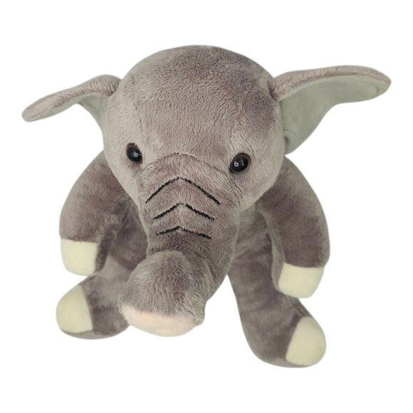 Build A Bear Gray Elephant Plush 13" Sitting Stuffed Animal Toy BABW - Picture 7 of 11
